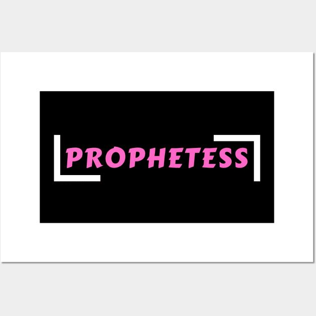 Prophetess | Christian Typography Wall Art by All Things Gospel